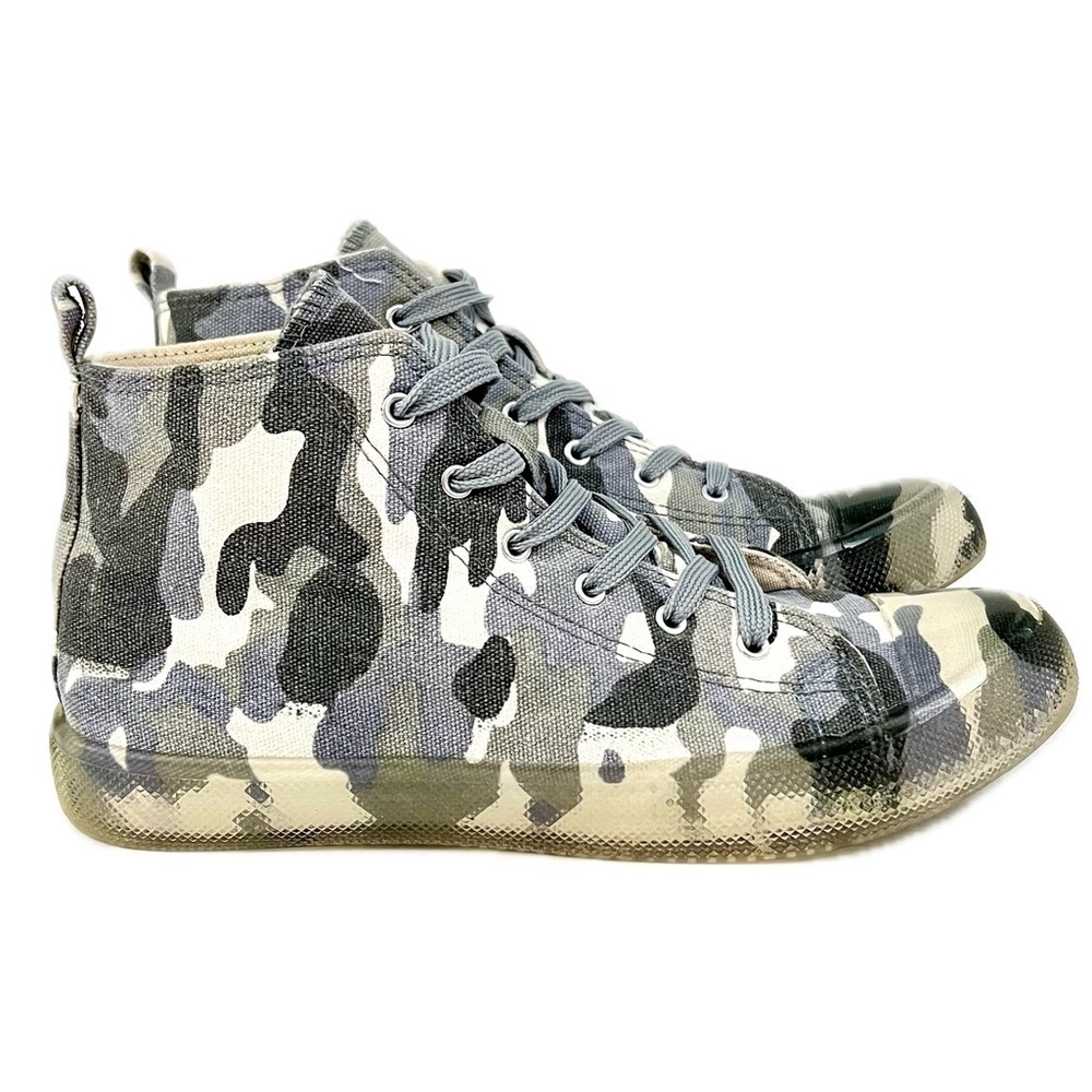 NWOB - Vintage Havana Rewind Grey Camo High-top Sneakers - Size 7.5